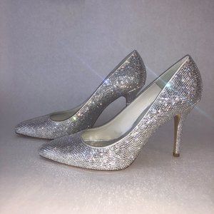 Stuart Weitzman Pave Crystal Pump